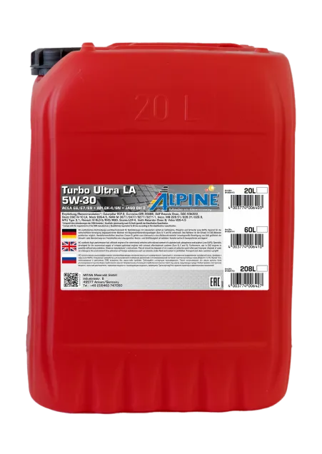 ALPINE-Turbo-Ultra-LA-5W-30-20L-rot 2